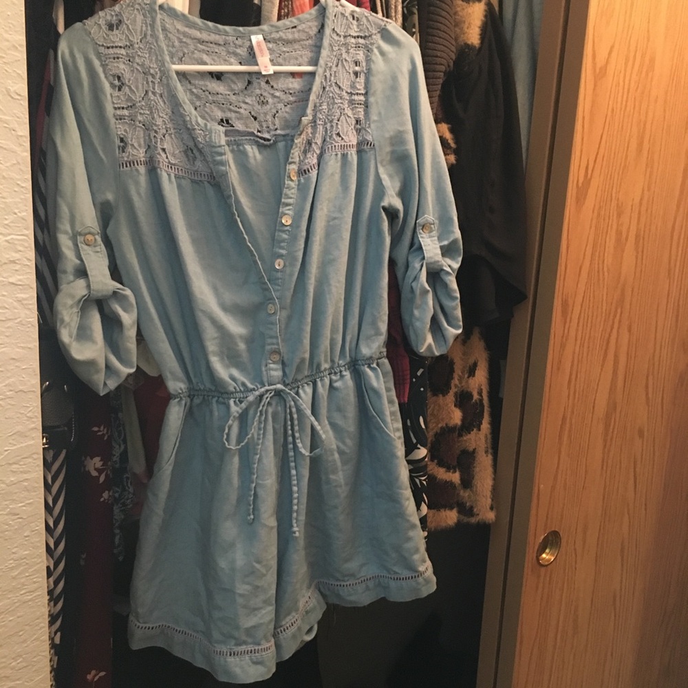 Blue romper